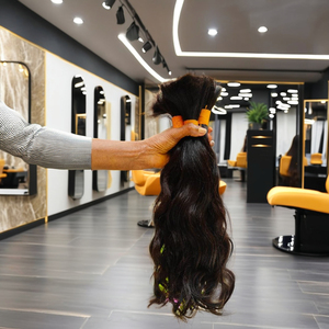 Cabello Humano Virgen Remy Indio, Tejido Rizado Natural, Cutícula Alineada, Cabello Humano a Granel de un Solo Donante - Product Image 5