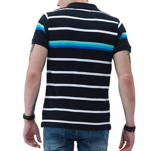 เสื้อเชิ้ตผู้ชายสไตล์ลำลองธุรกิจ น้ำหนักเบา คอกลม ลายตัวอักษร แขนสั้น ระบายอากาศได้ดี โลโก้ด้านหน้า รับผลิตตามสั่ง ขายส่ง - Product Image 1