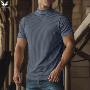 Camiseta de Cuello Redondo Ligera de 200 Gramos para Hombre, Estilo Casual, Cómoda, de Primera Calidad, con Logotipo Personalizado, Nueva Llegada 2026 - Product Image 6