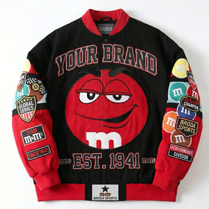 Sudadera Varsity de Alta Calidad 2026, Personalizada, Estilo F1, de Algodón Grueso, Transpirable, para Verano e Invierno, Unisex, Cuello Alto, Tallas Grandes - Product Image 6