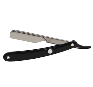 Navaja de barbero de filo recto de acero inoxidable para afeitado de precisión y estilizado de barba y cabello - Product Image 3