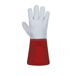 Gants de soudage en cuir avec logo personnalisé, paume résistante à la chaleur, longueur longue, antidérapants, durables, sans silicone et sans latex - Product Image 5