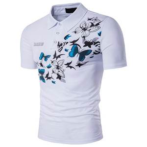 Chemises polo décontractées pour hommes, chemises polo tendance, nouveau design, logo personnalisé, couleur unie, respirantes, pour hommes, OEM - Product Image 4