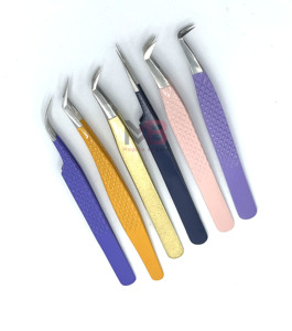 ชุดแหนบขนตาปลอมชุดอุปกรณ์ความงามแหนบปลายขนตาแบบเส้นใย - Product Image 2