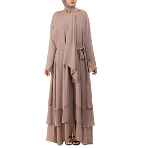 Nueva Abaya de Satén Modesta de la Mejor Calidad para Mujer, con Sujetador Incorporado, Tallas y Colores Personalizables, Largo Maxi, Venta al Por Mayor 2026 - Product Image 1