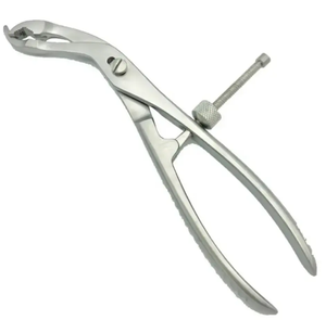 Pinces à réduction osseuse droites en acier inoxydable de haute qualité, certifiées CE Classe II, pour greffe osseuse orthopédique - Product Image 1