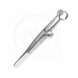 คีมสแตนเลสสำหรับถอดซีสต์เปลือกตา เครื่องมือผ่าตัดตา คีมเอเยอร์ 9 ซม. - Product Image 3