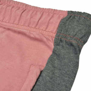 Pantalon de jogging décontracté pour homme, rose et gris, à blocs de couleur, taille élastique avec cordon de serrage, poches latérales, respirant, coupe ajustée, idéal pour l'automne - Product Image 3