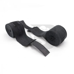 High Quality 100% Cotton Boxing Hand Wraps with Zinc <b>Oxide</b> Adhesive Custom Label Lightweight Breathable for Gym hand Wrap - Product Image 6