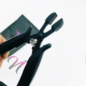 Vente chaude Noir Mat Durable En Acier Inoxydable Lame Bond Cutter Pinces Personnalisé Premium Qualité Outils D'extension De Cheveux - Product Image 6