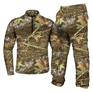 2026 Hot Sale New Sun Protection Youth Real tree Hunting <b>Camo</b> Hood <b>Jackets</b> Pants Set Other Hunting Products Hunting Clothe Suits - Product Image 1