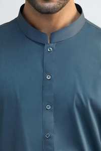 Shalwar Kameez para Hombre de Primera Calidad Hecho en Fábrica, Estilo Tradicional, Algodón, Ropa de Verano de Secado Rápido, Color Sólido, Informal, para Bodas y Fiestas - Product Image 3