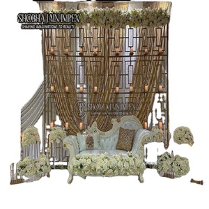 Big Metal Candle Wall For Weddings - Product Image 1