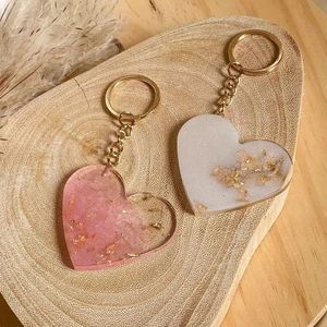Elegant Butterfly Resin Key Ring With Sparkling Glitter Handmade Decorative Fashion Accessory Pendant Charm - Product Image 6
