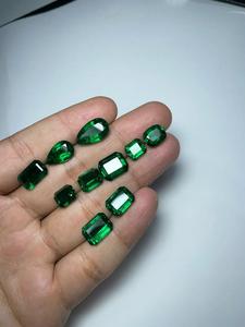 Esmeralda Verde Natural de Zambia, Corte Cojín, Corte Pera, Corte Octogonal, Gema Suelta Facetada para Joyería, Lote Mixto, Precio al por Mayor - Product Image 3