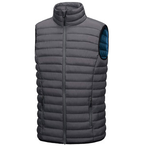 Chaleco acolchado sin mangas de alta calidad para hombre con logotipo personalizado, precio al por mayor. - Product Image 4