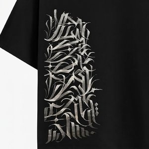 เสื้อยืดโอเวอร์ไซส์ทรงหลวมสำหรับผู้ชาย ผ้าคอตตอนหนานุ่ม สไตล์สตรีทแวร์ เสื้อยืดเปล่าขายส่งจำนวนมาก เสื้อไฮสตรีท - Product Image 6