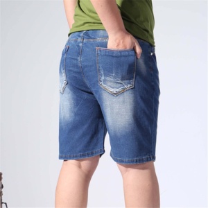 Shorts en jean décontractés vintage de haute qualité OEM personnalisés pour hommes, style streetwear, vente en gros - Product Image 4