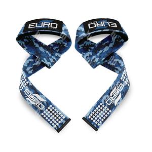 Sangles de levage en coton robuste en gros, poignée en silicone, rembourrage en néoprène, logo personnalisé pour un soutien ultime du poignet, levées sécurisées - Product Image 1