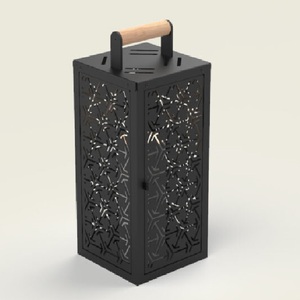 Exclusivas Lámparas de Metal Blanco de Alta Demanda con Paneles de Vidrio – Lámparas Decorativas Modernas para Velas, Ideales para Decoración del Hogar y Bodas - Product Image 5