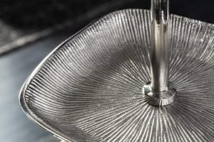 Decorative <b>3</b> <b>Tier</b> <b>Cake</b> <b>Stand</b> Shiny Polished Metal <b>Cake</b> Platter Luxury Wedding Table Centerpieces Three <b>Tier</b> Metal <b>Cake</b> <b>Stand</b> - Product Image 3