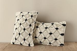 Unique Handmade Macrame Pillow <b>Cover</b> with Unique Design Under Best Quality of Product with Wholesales Price Customized By ITHL - Product Image 6