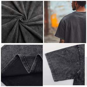 Conserve la couleur et la taille après plusieurs lavages, chemises pour hommes à col rond, grandes tailles, 100 % coton. - Product Image 4