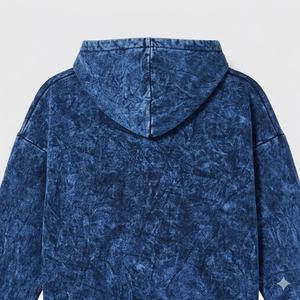 Sudadera con Capucha para Hombre, Lavado Ácido, Color Sólido, Premium, Tejido de Algodón 100%, Estilo Vintage, Costuras Resistentes, Ajuste Cómodo, Casual - Product Image 6