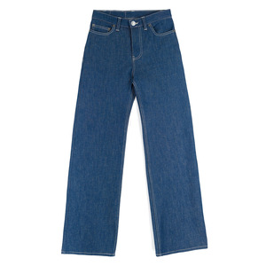 Fashion Slim Fit Mid Waist Denim <b>Jeans</b> Women's Classic Casual Regular Fit <b>Elastic</b> Waist Breathable Anti Wrinkle Polyester Cotton - Product Image 1