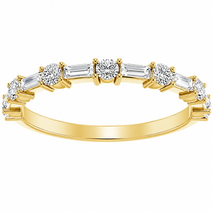 Bague en or jaune pour femme avec diamant rond taille brillant, bijou de fiançailles classique, Vaayu Jewels, plaqué rhodium, tendance - Product Image 2