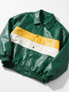 Custom Men Baseball Jacket Heavyweight Chenille Embroidery Lettering <b>Hip</b> Hop Quilted Coat 100 Cotton Streetwear Varsity Style - Product Image 6