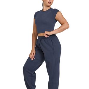 Camiseta Corta Personalizada para Mujer, Ajustada, de Manga Corta, para Gimnasio y Fitness, Transpirable, Elástica, Ropa Deportiva, Proveedor OEM ODM - Product Image 4