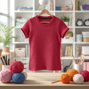 ไหมพรมเส้นใยเสื้อยืด 700 กรัม ผ้าฝ้ายนุ่ม สำหรับงานถักโครเชต์ งานฝีมือ DIY และงานแฮนด์เมด - Product Image 5