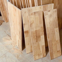 Plateau de table en bois de caoutchouc de qualité supérieure, planche en bois massif pour meubles DIY, plan de travail de cuisine
