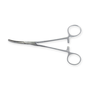 Pinces chirurgicales hémostatiques en acier inoxydable de haute qualité, courbées/droites, avec système de verrouillage à cliquet, 5 pouces - Product Image 3
