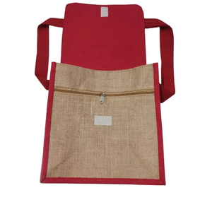 Sac bandoulière en jute au design moderne, sac écologique pour un usage quotidien - Product Image 1