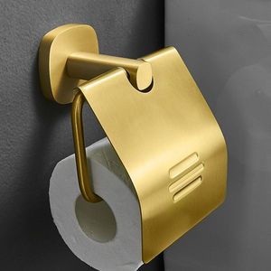 Porte-papier toilette de luxe pour salle de bain, finition dorée, support mural pour rouleau de papier, métal durable, fournisseur en gros OEM, exportateur - Product Image 2