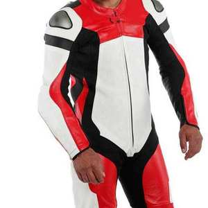 Traje de Motociclismo de Cuero de Alta Calidad Unisex, Dos Piezas, Diseño Personalizado, Transpirable, Cuero Premium, Servicio OEM - Product Image 2