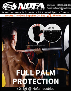 Hot Sale Customized Leather Gym Fitness <b>Gloves</b> Long Cuff Wrist Support Breathable Outdoor Workouts Weight Lifting Men Sports - Product Image 6