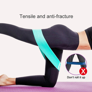 Bandes de Résistance Élastiques en Tissu Polyester pour Exercices de Hanche, Cercle de Résistance pour Gymnastique, Fitness et Musculation, OEM - Product Image 4