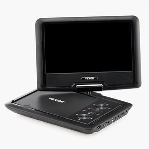 Schermo Portatile HD Girevole da 10.1 Pollici per Lettore DVD con Batteria Ricaricabile Integrata da 4 Ore, Doppi Altoparlanti e Supporto Sincronizzazione - Product Image 1