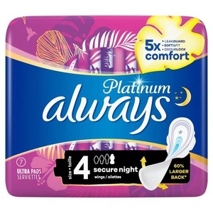 Serviettes hygiéniques Always Feminine Care, serviettes hygiéniques de haute qualité pour femmes, soins personnels - Product Image 6