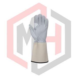 Guantes de Soldadura MIG TIG Resistentes a Desgarros, Anticorte, Resistentes al Calor, de Cuero, para Trabajo Pesado, Duraderos, de Piel de Vaca - Product Image 3