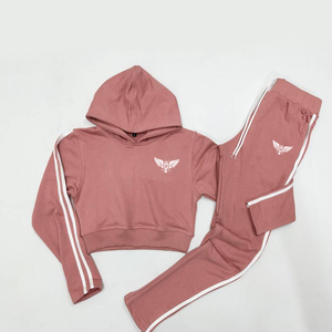 Conjunto de Sudadera Corta y Leggings Personalizados para Mujer, Traje Deportivo Ajustado de Dos Piezas, Ropa Deportiva para Gimnasio, con Logotipo Personalizado - Product Image 6