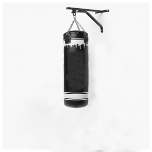 Saco de Boxeo Personalizado de PU, Relleno de Arena, Colgante, para Boxeo y Kickboxing, Diseño Duradero en Verde, Negro y Blanco para Adultos - Product Image 4