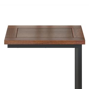 Tavolino Laterale Skyler Marrone Cognac Scuro, Elegante Comodino in Stile Contemporaneo - Product Image 2