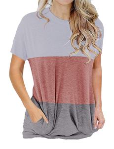 Venta al por mayor de alta calidad de encargo de las mujeres camiseta nuevo diseño de moda Casual desgaste de algodón de gran tamaño Fitness camiseta para las mujeres desgaste - Product Image 2