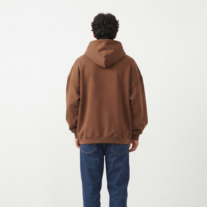 Sudadera con Capucha Holgada para Hombre, Informal, 100% Algodón, Forro Polar, Manga Larga, Hombros Caídos, Ropa Urbana de Invierno, Sudadera Extra Grande para Hombre - Product Image 2