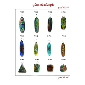 Pendentif élégant en verre transparent long, fait main, accessoire de fabrication de bijoux artisanaux, composant décoratif à prix de gros - Product Image 2