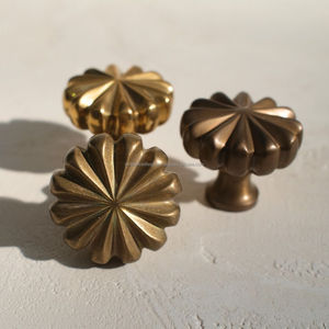 Premium Decorative Brass Cabinet Knobs Vintage Style Solid Metal Drawer Pull Handles Furniture Hardware Accessories Durable - Product Image 6